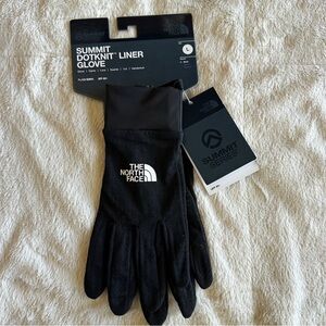 NWT The North Face Black Summit Series Liner Gloves